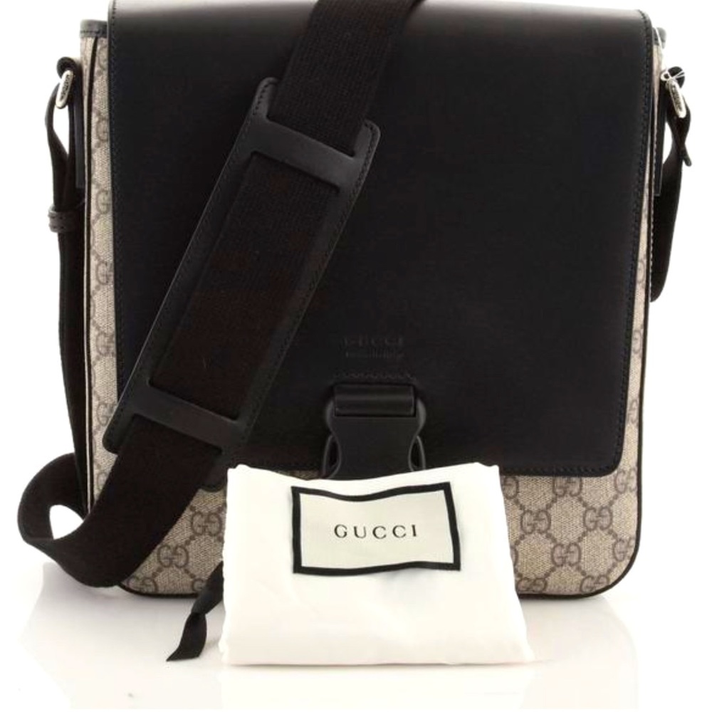 Buckle flap GG messenger bag